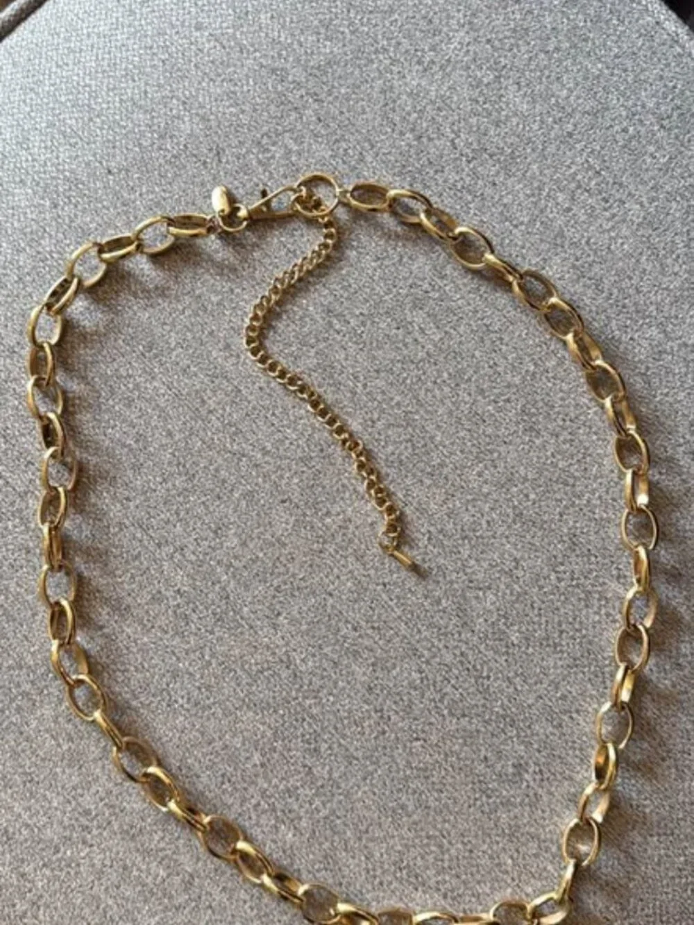 Gold Chain Belt – Adjustable Fashion Waist Belt - size small